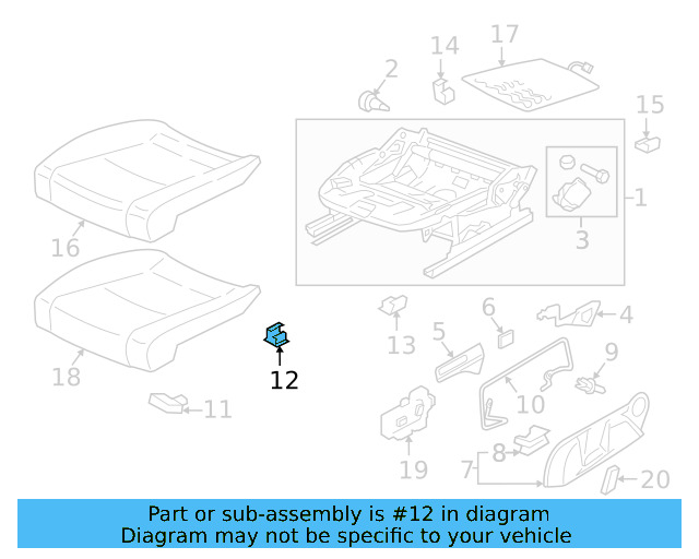 Track End Cover 8E0-881-347-E-9B9