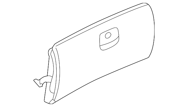 Glove Box Door 3B1-857-122-F-A94 - View 3