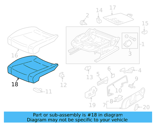 Seat Cushion Pad 5GM-881-375 - View 9