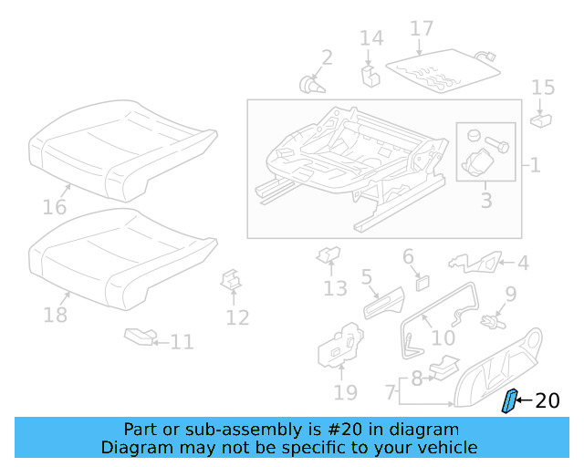 Knob 5C6-959-818-QWA - View 6