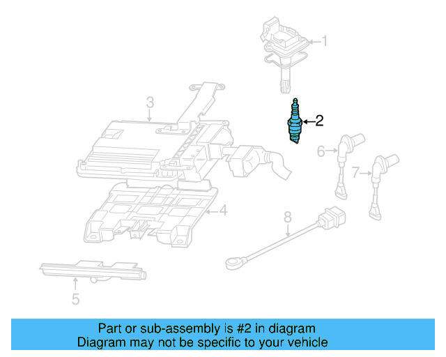 Spark Plug 06H-905-601-A - View 3