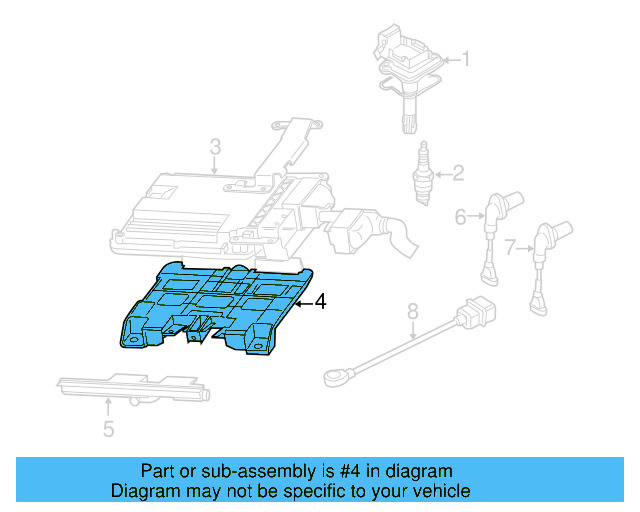 Mount Bracket 5K0-906-507 - View 5