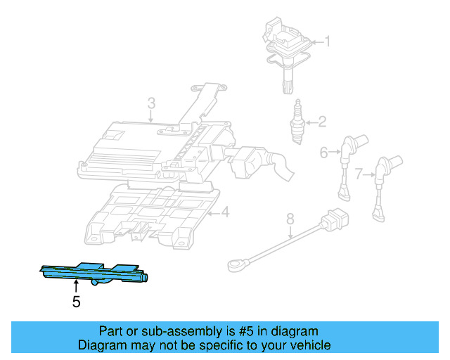 Mount Bracket 5K0-906-507 - View 26