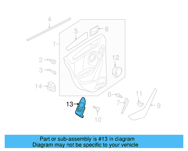 Switch Housing 5K4-868-345-81U - View 6