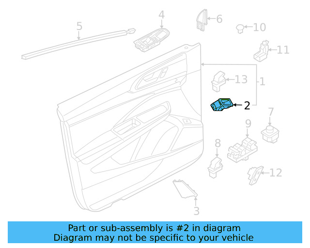 Switch Bezel 2GJ-867-375-82V - View 3
