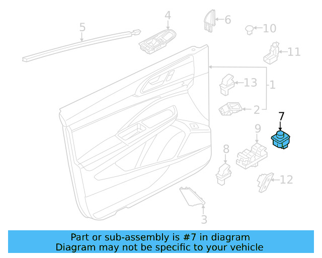Mirror Switch 3CN-959-565-A-ICX - View 2