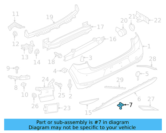 Spoiler Rivet WHT-005-263 - View 40
