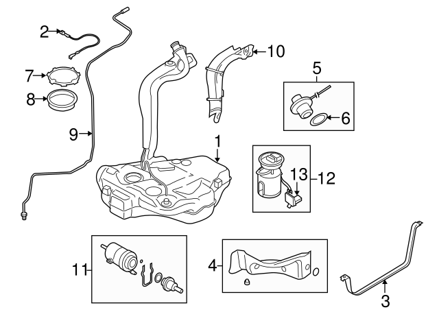FUEL FILTER Gas motor 6Q0-201-051-J - View 4