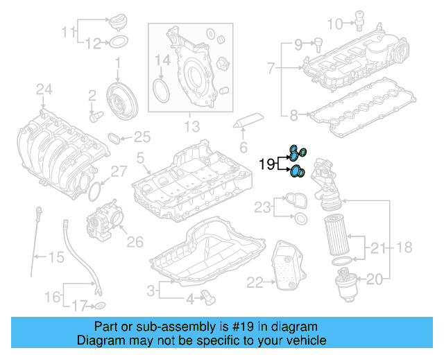 Oil Filter Housing Gasket 07K-115-441