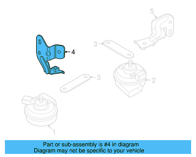 Mount Bracket 3D0-951-181-C - View 4