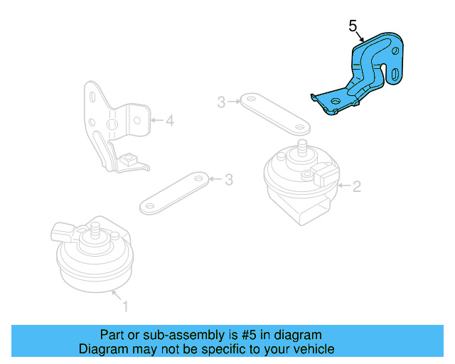 Mount Bracket 3D0-951-181-E - View 4