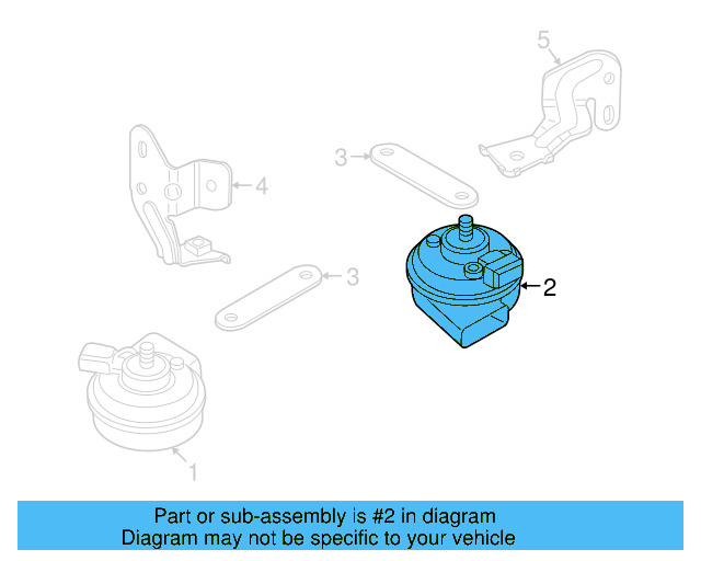 High Note Horn 3DD-951-223-B - View 9