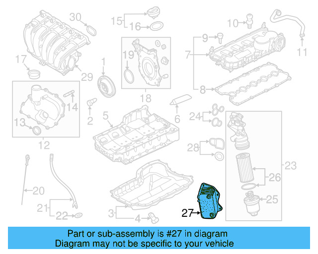 Engine Oil Cooler 07K-117-021-C - View 20