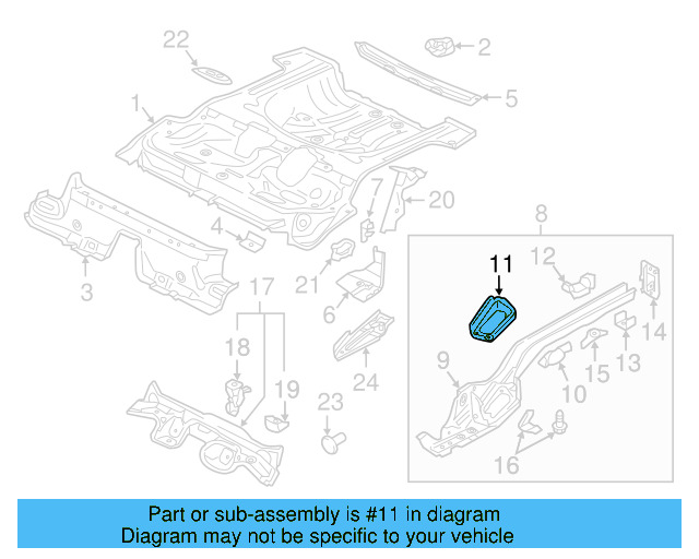 Rail Reinforced 5Q0-804-505-A - View 7