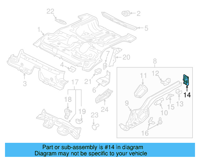 End Plate 5Q0-804-474-A