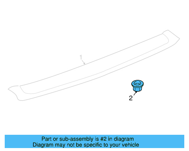 Spoiler Nut N-906-636-03 - View 3