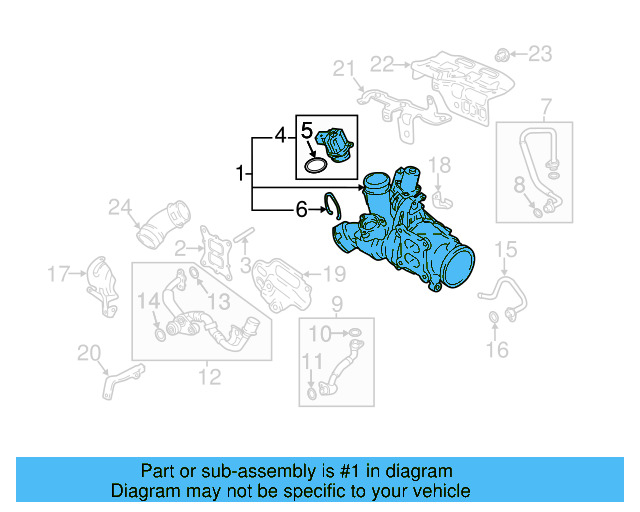Exhaust Manifold 06K-145-721-P - View 8