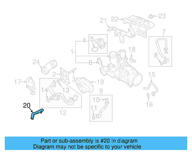 Support 06K-145-536-E - View 8