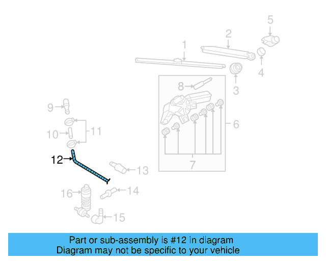 Hose 2D0-955-962 - View 111