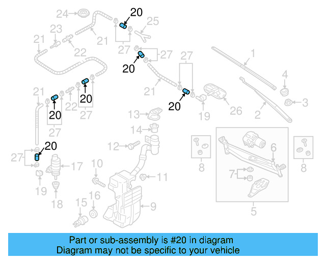 Hose 2D0-955-962 - View 16