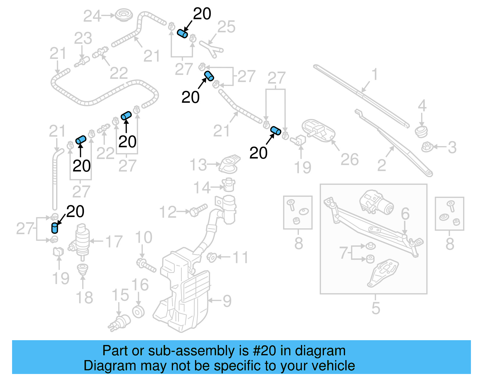 Hose 2D0-955-962 - View 17