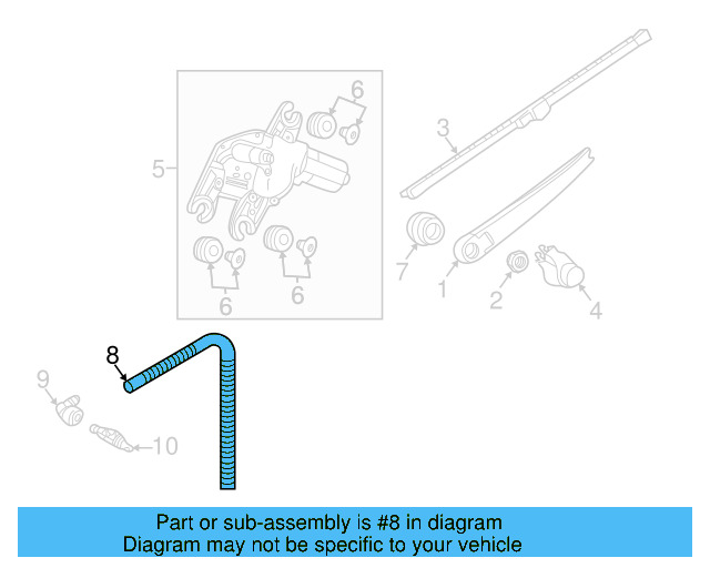 Hose 2D0-955-962 - View 113
