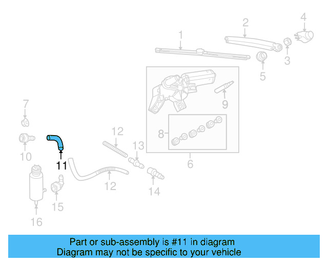 Hose 2D0-955-962 - View 141