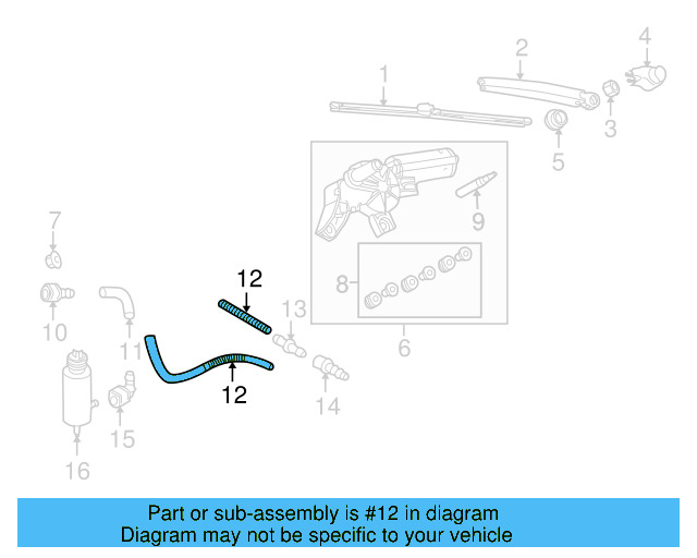 Hose 2D0-955-962 - View 138