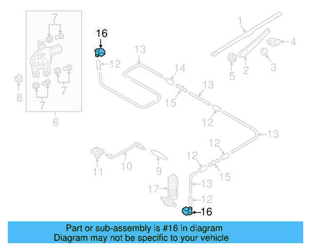Hose 2D0-955-962 - View 18