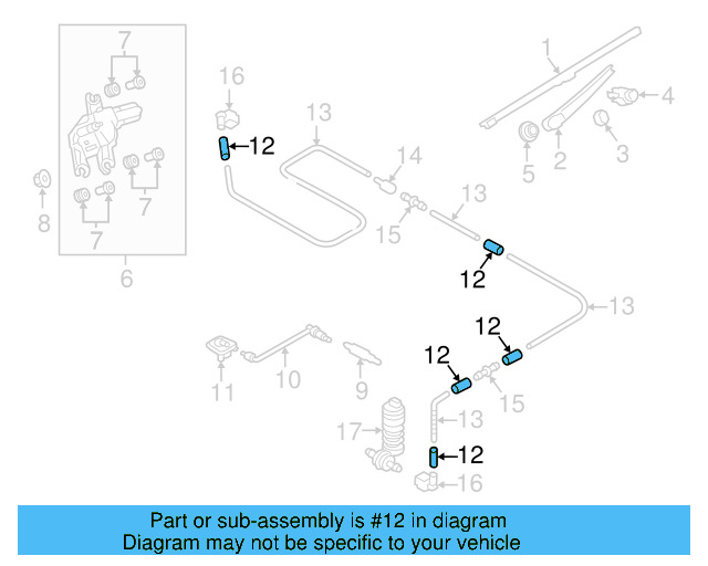 Hose 2D0-955-962 - View 20