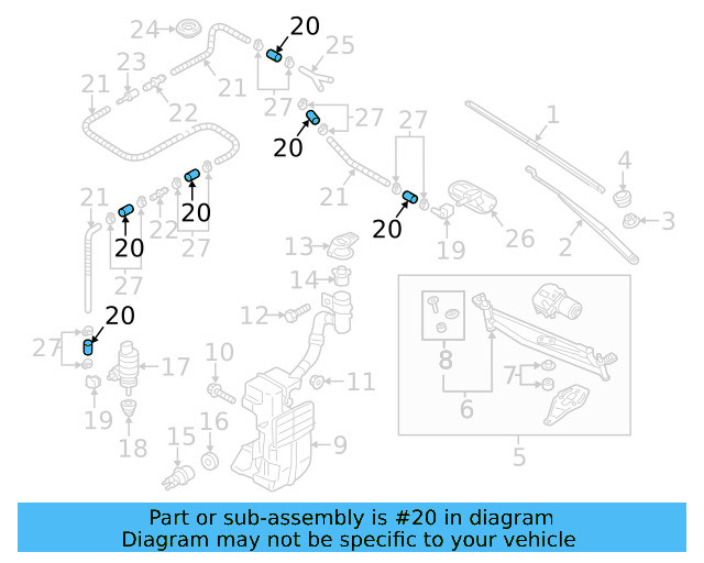 Hose 2D0-955-962 - View 24