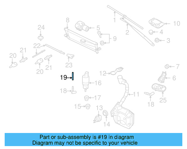 Washer Pump 1K5-955-651 - View 15