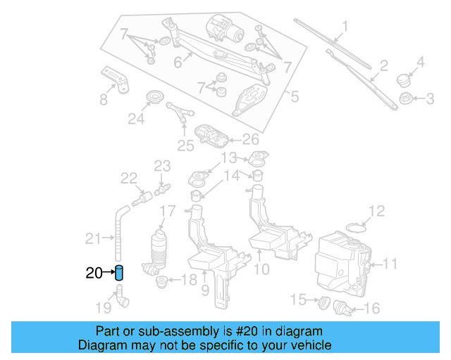 Hose 2D0-955-962 - View 31
