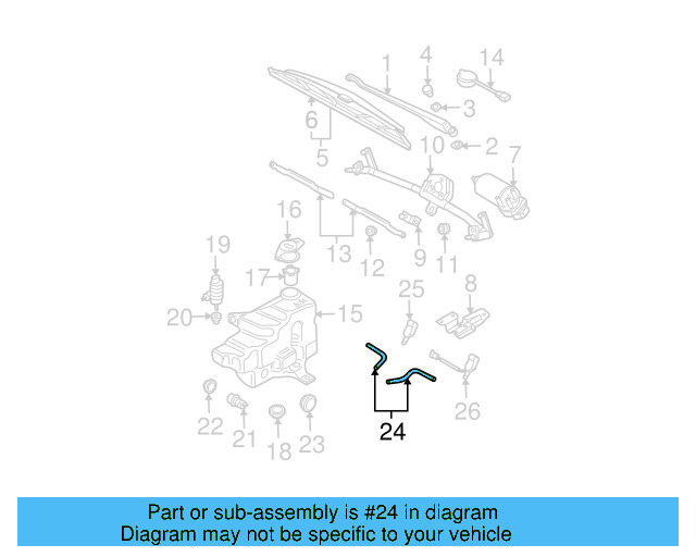 Hose 2D0-955-962 - View 118