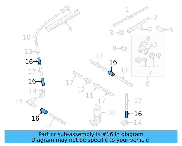 Hose 2D0-955-962 - View 33