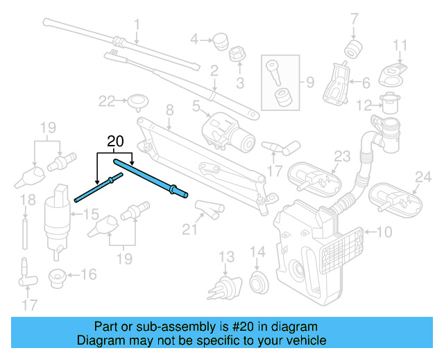 Hose 2D0-955-962 - View 35
