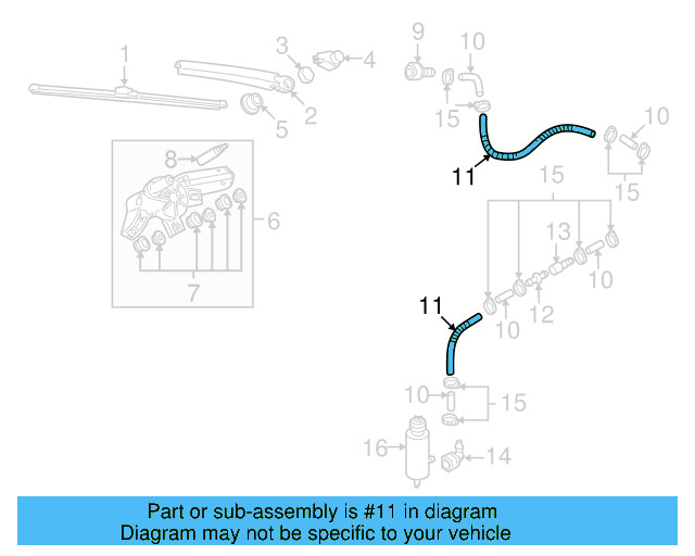 Hose 2D0-955-962 - View 36
