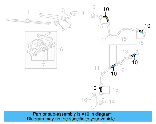 Hose 2D0-955-962 - View 37