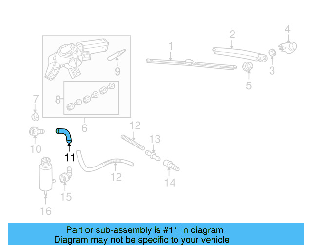 Hose 2D0-955-962 - View 42