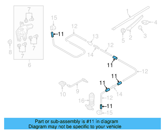 Hose 2D0-955-962 - View 50