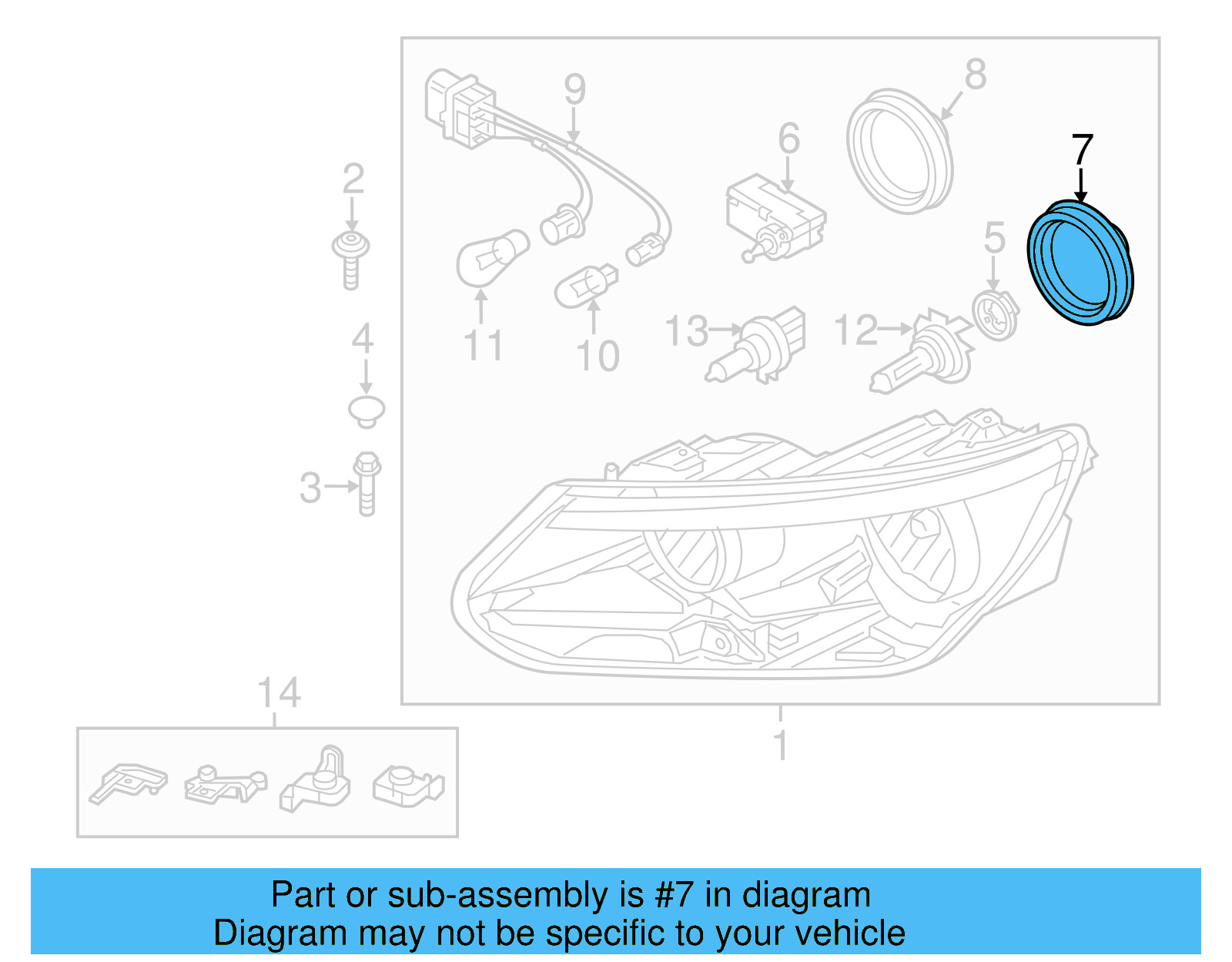 Headlight Bulb Cap 2E0-941-607 - View 26