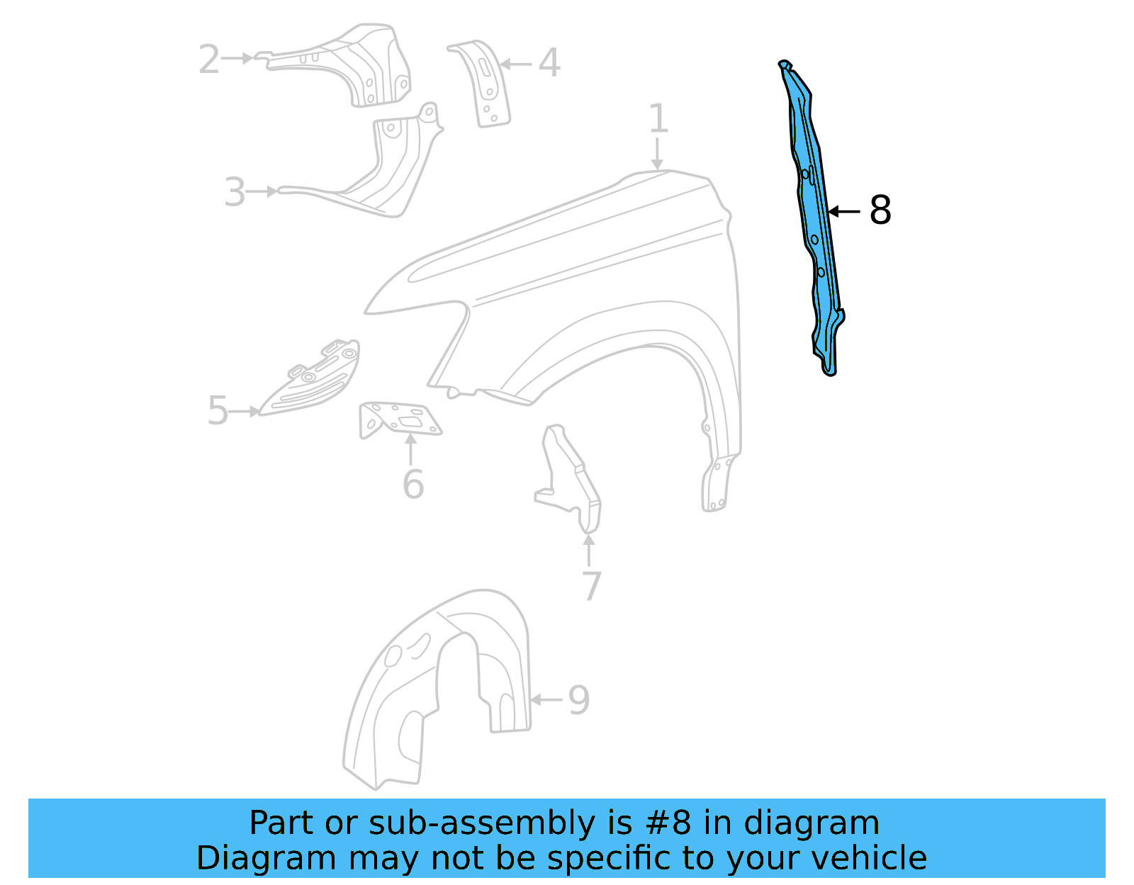 Rear Plate 2GG-821-111 - View 2