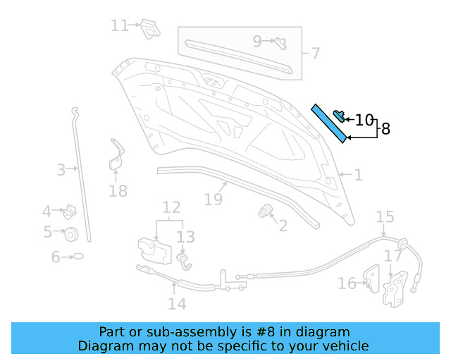 Weatherstrip 2GG-823-709