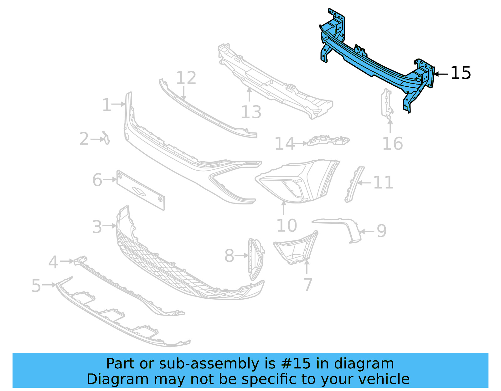 Impact Bar 2GJ-807-109-K - View 4
