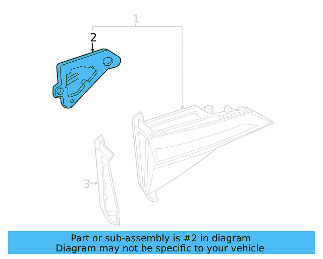 Tail Lamp Assembly Gasket 2GJ-945-197 - View 2