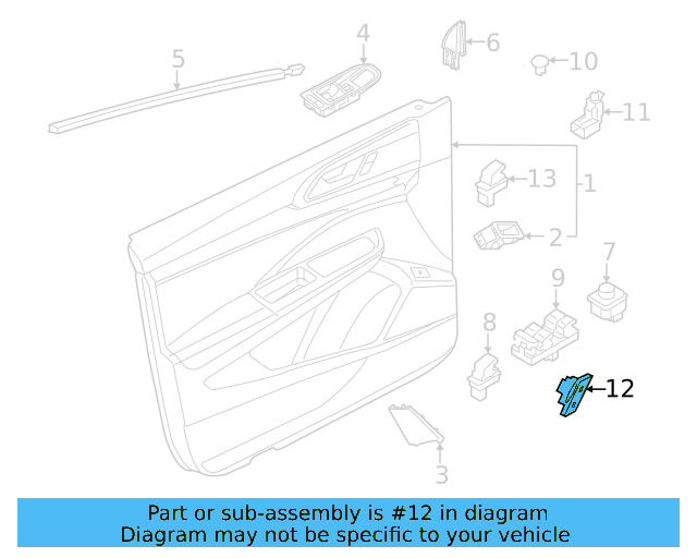 Lock Switch 2GJ-962-126-WHS - View 2