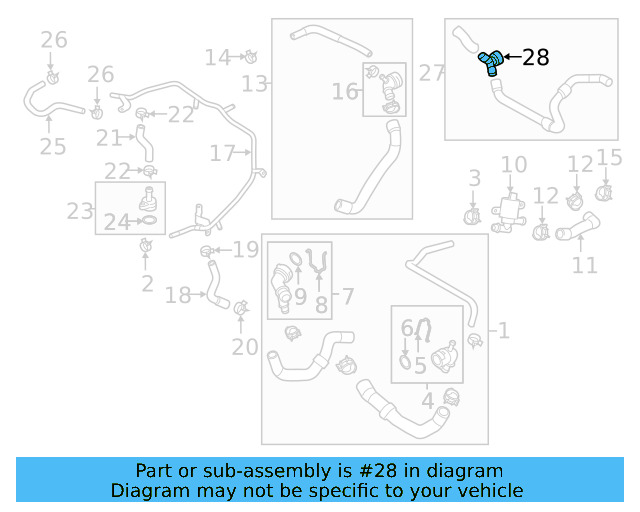 Upper Coupling 1K0-122-291-BE - View 59