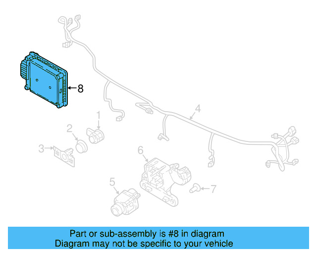 Distance Sensor 2Q0907561N - View 13