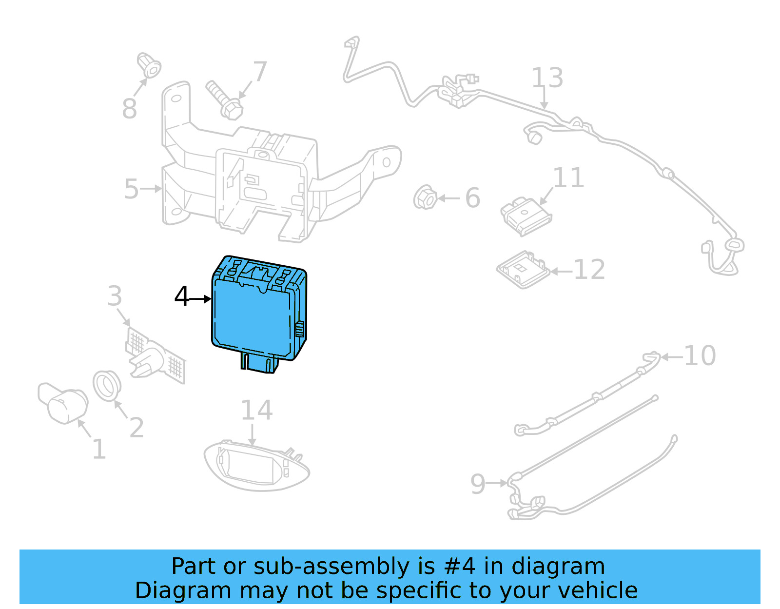 Blind Spot Radar 2Q0-907-686-B