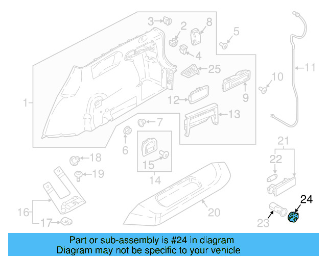 Power Outlet Housing 2Q0-919-341-9B9 - View 7